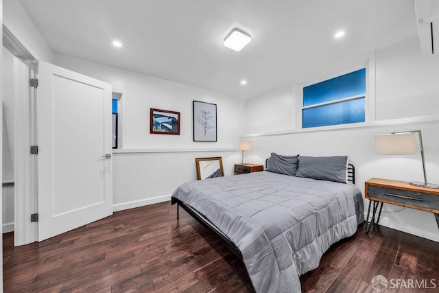 3014 Pine St Unit A, San Francisco, CA 94115 - bedroom with wood finished floors, baseboards, and recessed lighting