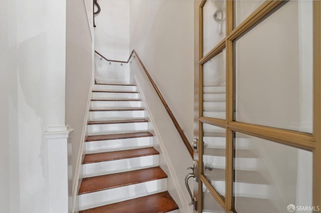 view of stairs
