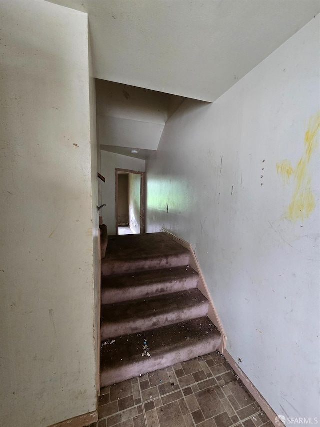 view of stairs