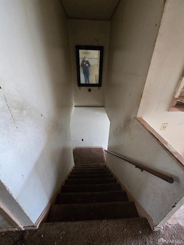 view of staircase