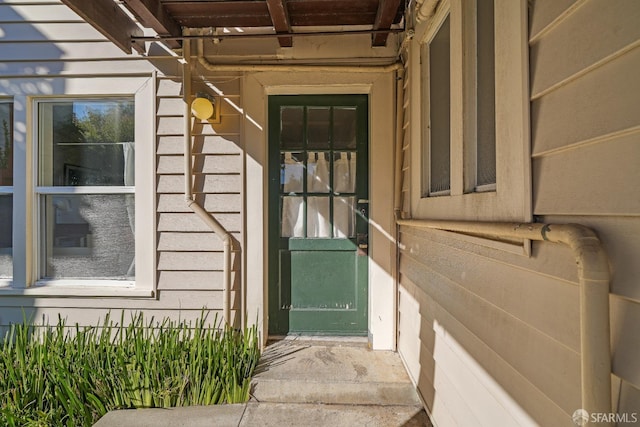 view of entrance to property