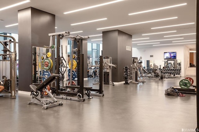 201 Folsom St Unit 2A, San Francisco, CA 94105 - view of workout area