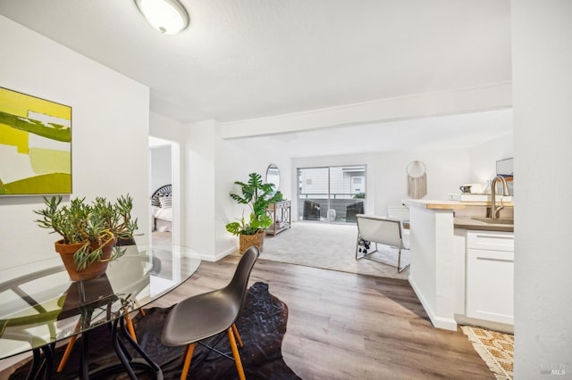 148 Larkspur Plaza Dr, Larkspur, CA 94939 - dining room with wood finished floors and baseboards