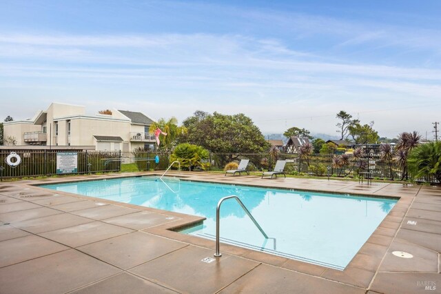 148 Larkspur Plaza Dr, Larkspur, CA 94939 - community pool with a patio area and a residential view
