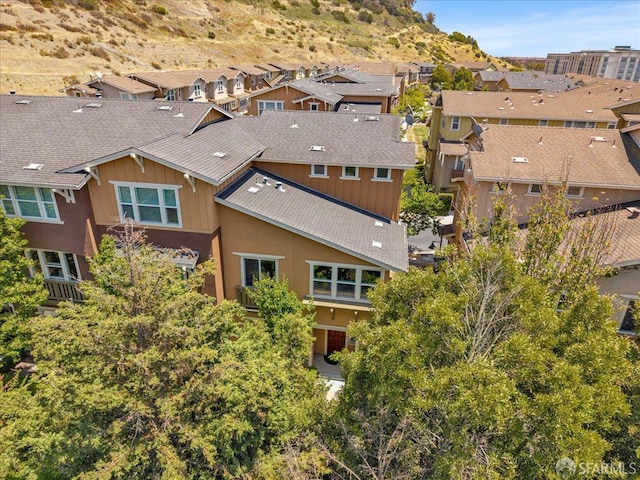 114 Emerald Cove Ter, San Francisco, CA 94134 - aerial view of residential area with a mountain backdrop