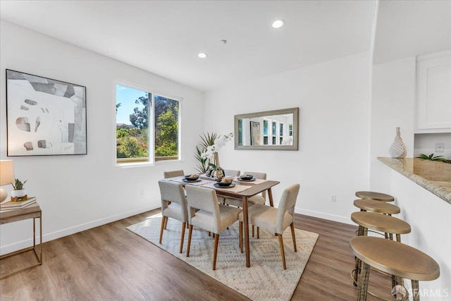 114 Emerald Cove Ter, San Francisco, CA 94134 - dining room with wood finished floors, baseboards, and recessed lighting