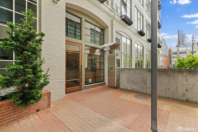 355 Bryant St Unit 411, San Francisco, CA 94107 - view of patio / terrace with french doors