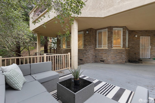 110 Sheridan Rd, Oakland, CA 94618 - view of patio with outdoor lounge area