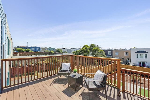 2055 42nd Ave, San Francisco, CA 94116 - view of wooden deck