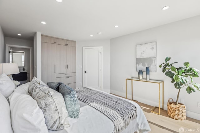 2055 42nd Ave, San Francisco, CA 94116 - bedroom featuring recessed lighting and wood finished floors