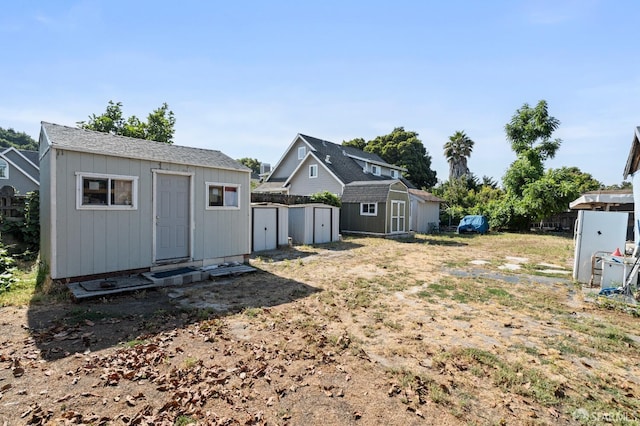 2340 Cooley Ave, East Palo Alto, CA 94303 - view of yard with an outbuilding and a storage unit