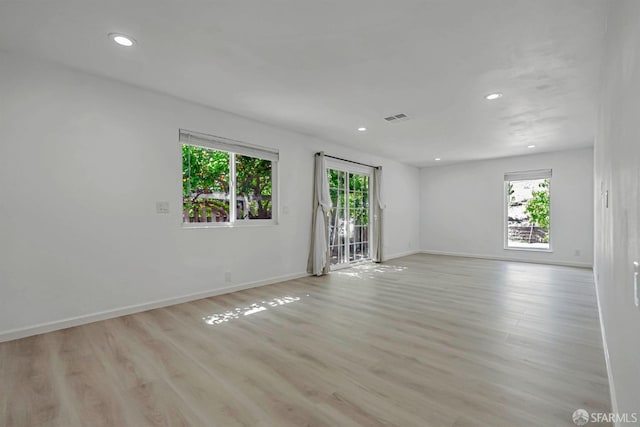 2675 Simas Ave, Pinole, CA 94564 - unfurnished room with light wood-style flooring and recessed lighting