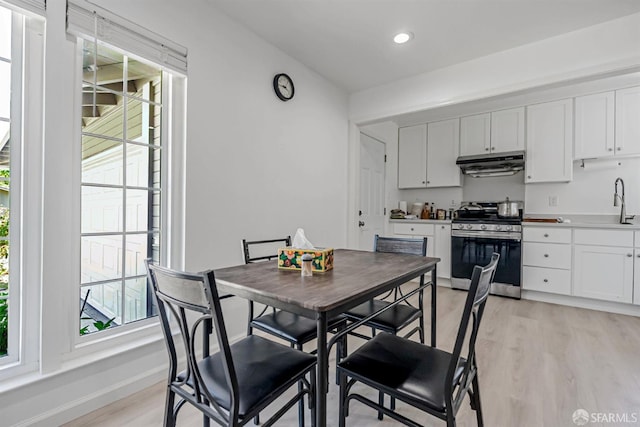 2675 Simas Ave, Pinole, CA 94564 - dining space featuring light wood-style floors and recessed lighting