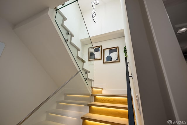 view of stairs
