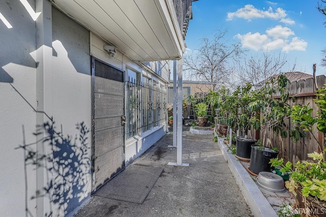 view of patio / terrace featuring a fenced backyard