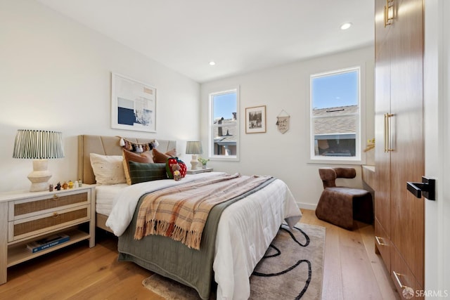 26 Southwood Dr, San Francisco, CA 94112 - bedroom featuring light wood-style floors and recessed lighting