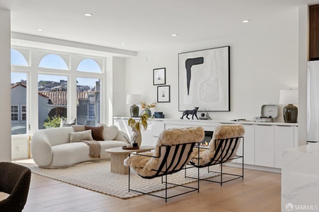 26 Southwood Dr, San Francisco, CA 94112 - living room featuring light wood-style floors and recessed lighting