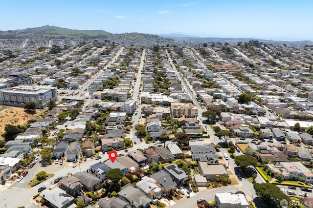 26 Southwood Dr, San Francisco, CA 94112 - aerial perspective of suburban area with a mountain backdrop