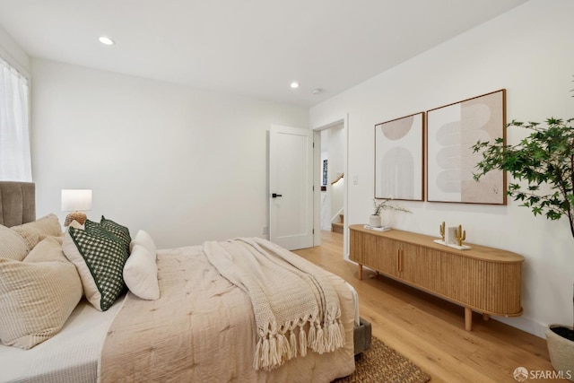 26 Southwood Dr, San Francisco, CA 94112 - bedroom featuring light wood-style floors and recessed lighting