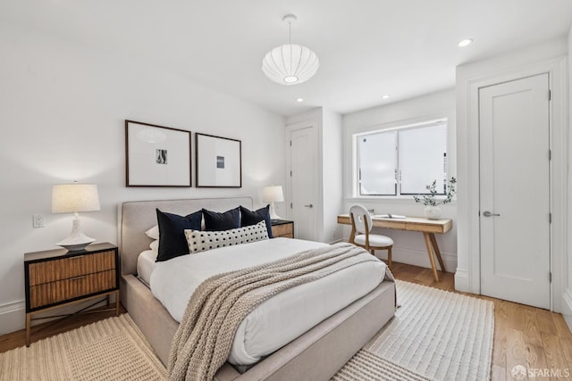267 Bonview St, San Francisco, CA 94110 - bedroom featuring wood finished floors and recessed lighting