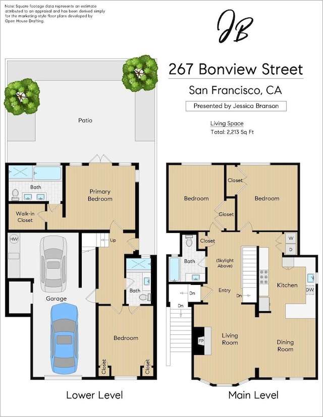 267 Bonview St, San Francisco, CA 94110 - view of floor plan / room layout