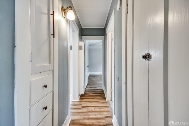 2830 Parker Ave, Oakland, CA 94605 - hall featuring light wood-style flooring and ornamental molding