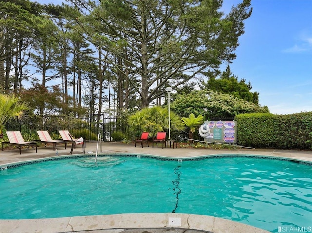 view of swimming pool