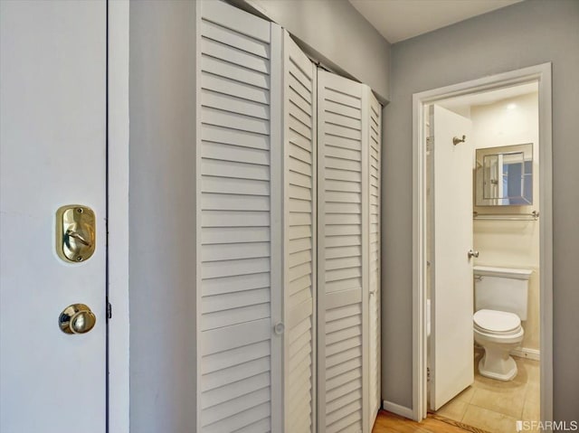 bathroom with toilet