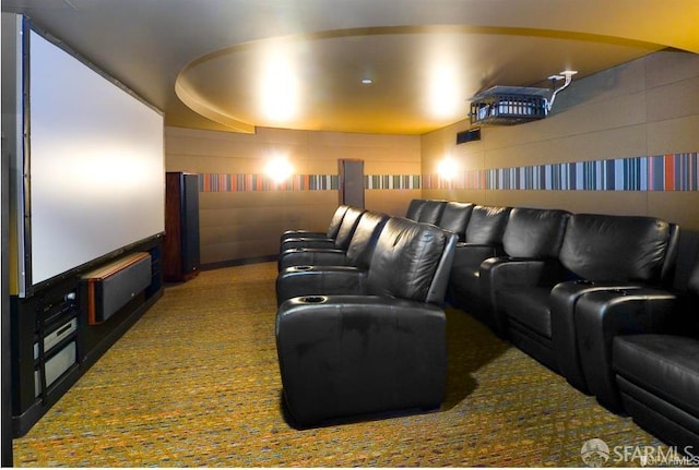170 King St Unit 1006, San Francisco, CA 94107 - home theater room featuring carpet