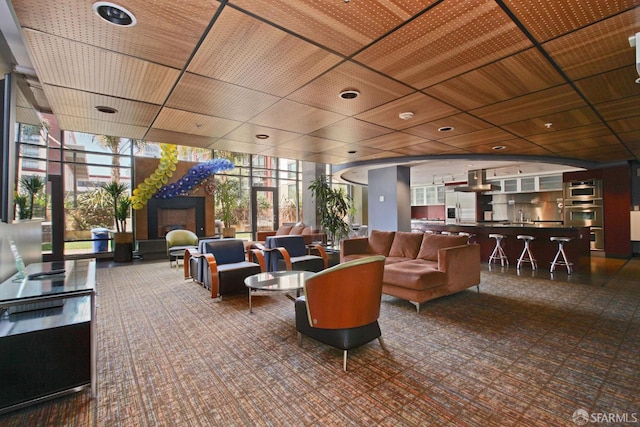 170 King St Unit 1006, San Francisco, CA 94107 - community lobby with floor to ceiling windows