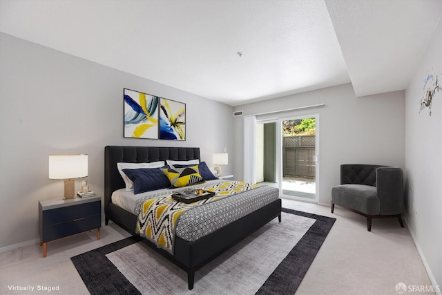 8100 Oceanview Ter Unit 117, San Francisco, CA 94132 - bedroom featuring carpet floors, access to outside, and baseboards