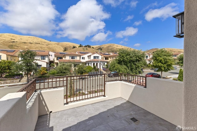 42119 Vinha Way, Fremont, CA 94539 - view of patio featuring a residential view, a mountain view, and a balcony
