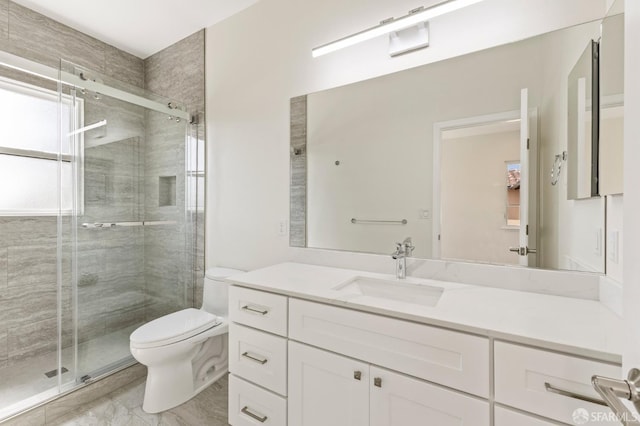 42119 Vinha Way, Fremont, CA 94539 - full bath featuring toilet, vanity, and a stall shower
