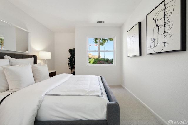 bedroom with carpet flooring