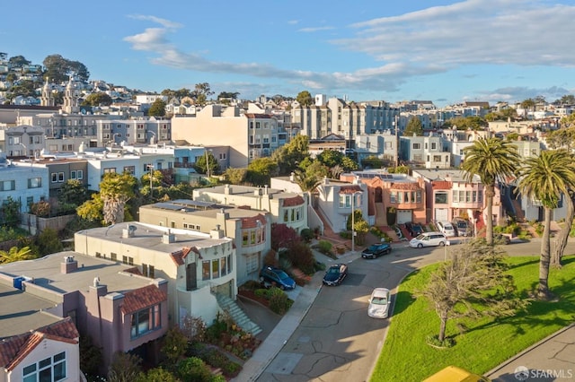 property's view of city featuring a residential view