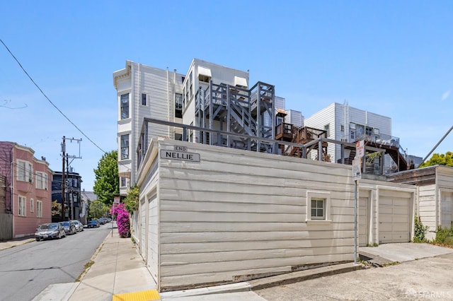 157-167 Vicksburg St, San Francisco, CA 94114 - view of property featuring a garage