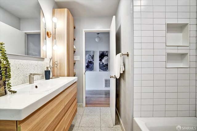1751 Leimert Blvd, Oakland, CA 94602 - bathroom featuring vanity and shower / washtub combination