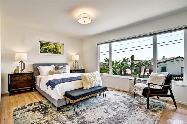 1751 Leimert Blvd, Oakland, CA 94602 - bedroom with light wood-style floors and baseboards
