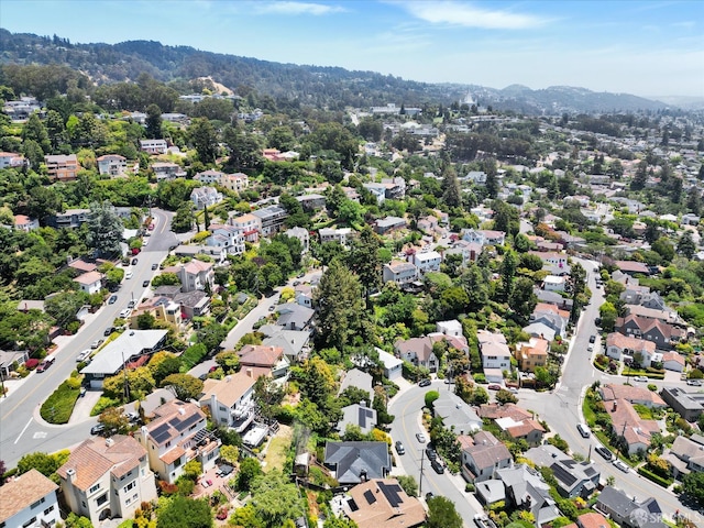 1751 Leimert Blvd, Oakland, CA 94602 - aerial view of residential area with a mountainous background