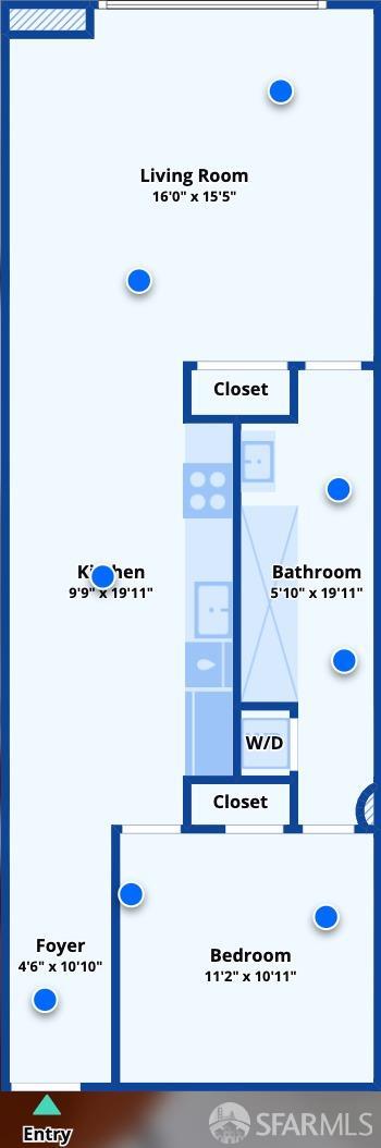 1875 Mission St Unit 304, San Francisco, CA 94103 - view of floor plan / room layout