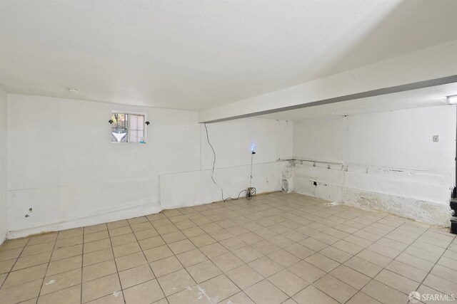 view of spare room