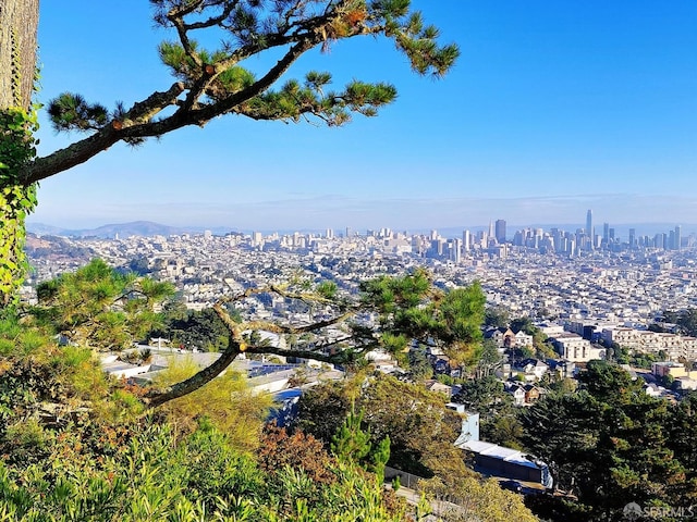 exterior space featuring a view of city