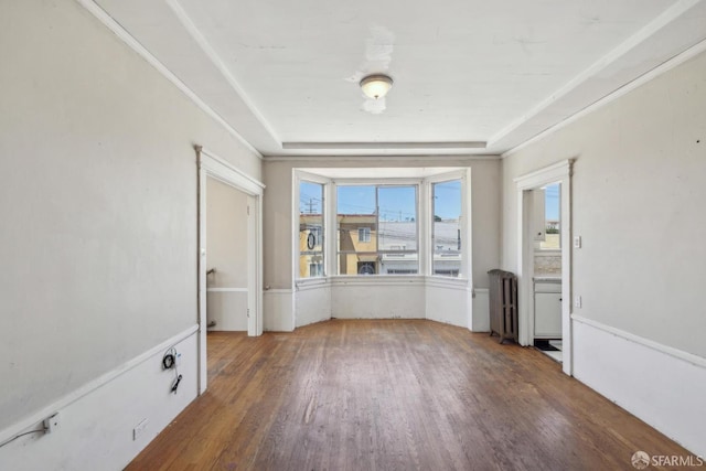 2440-2442 Balboa St, San Francisco, CA 94121 - spare room with radiator heating unit and wood finished floors