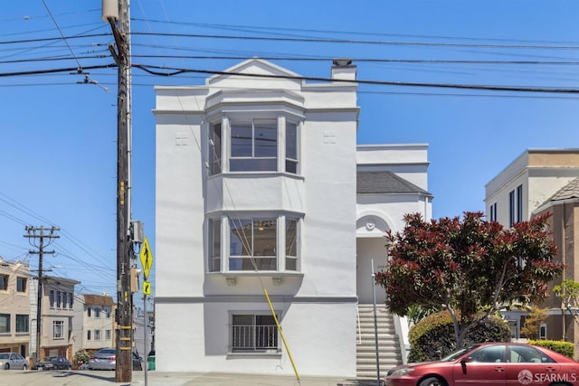 2440-2442 Balboa St, San Francisco, CA 94121 - view of front of house featuring stairs and stucco siding
