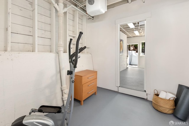 view of workout room