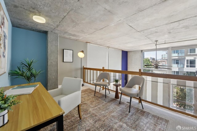 311 Oak St Unit 301, Oakland, CA 94607 - home office with carpet floors