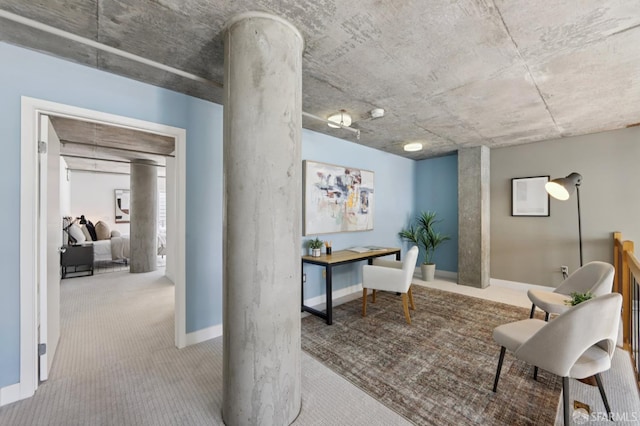 311 Oak St Unit 301, Oakland, CA 94607 - office featuring carpet floors and baseboards