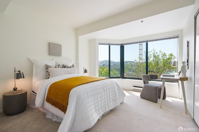 601 Van Ness Ave Unit 39, San Francisco, CA 94102 - carpeted bedroom with a baseboard radiator