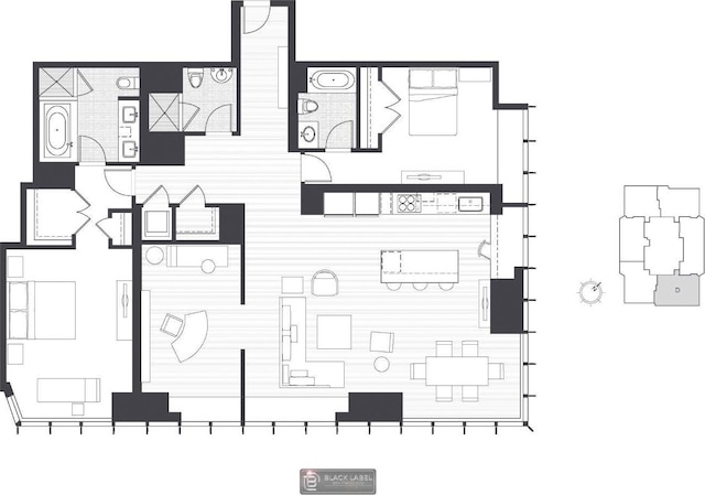301 Mission St Unit 40D, San Francisco, CA 94105 - room layout