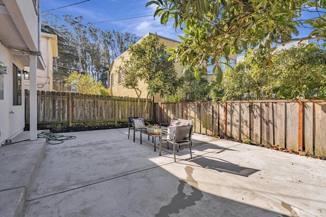 view of patio / terrace with an outdoor hangout area